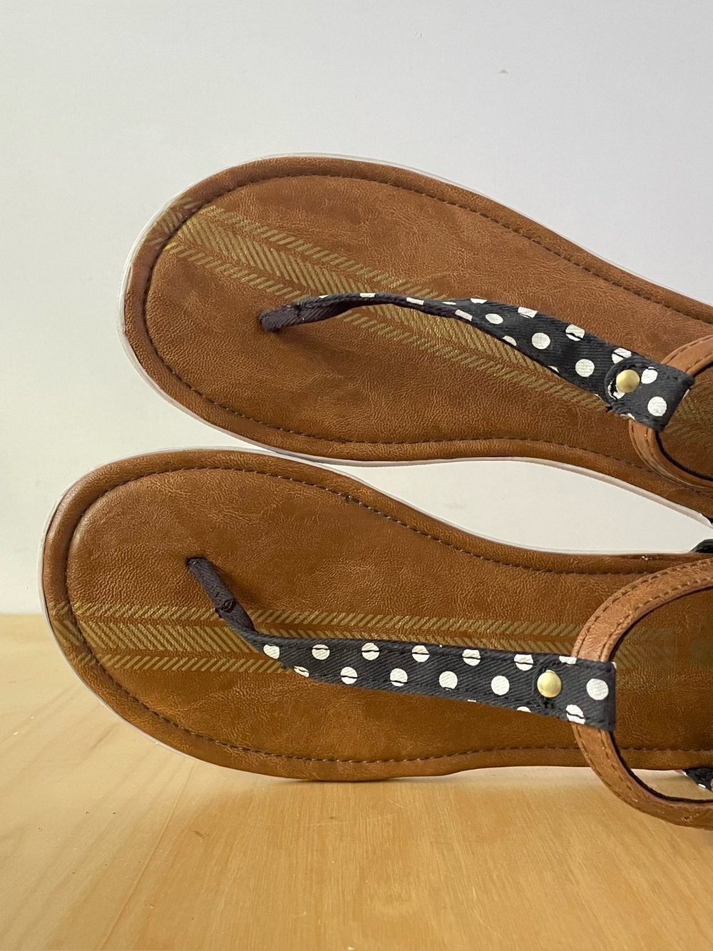 Keds Tealight T-Strap Polka Dot Sandals | US 9